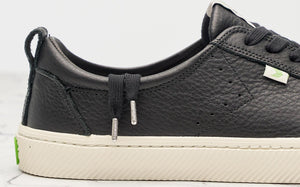 OCA Low Black Premium Leather Sneaker Women