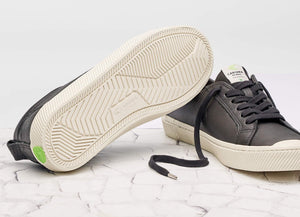 OCA Low Black Premium Leather Sneaker Women