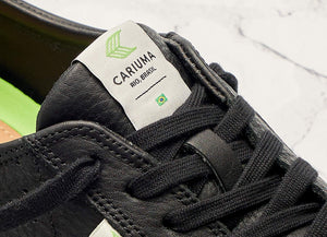OCA Low Black Premium Leather Sneaker Women