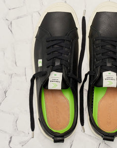 OCA Low Black Premium Leather Sneaker Women
