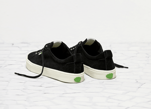 OCA Low Black Suede Sneaker Women