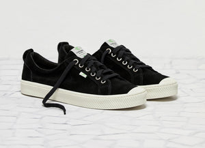 OCA Low Black Suede Sneaker Women