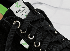 OCA Low Black Suede Sneaker Women