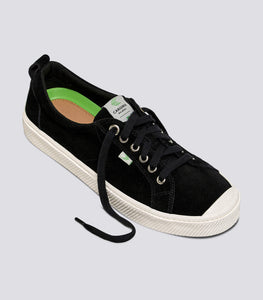 OCA Low Black Suede Sneaker Women
