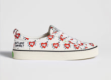 Load image into Gallery viewer, OCA Low Stripe Off White ButLikeMaybe Canvas Sneaker Women
