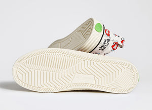 OCA Low Stripe Off White ButLikeMaybe Canvas Sneaker Women