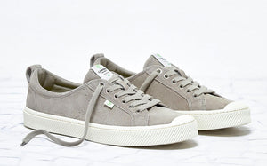 OCA Low Cloud Grey Suede Sneaker Men