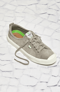 OCA Low Cloud Grey Suede Sneaker Women