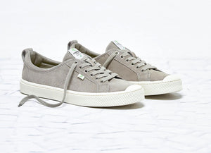OCA Low Cloud Grey Suede Sneaker Women