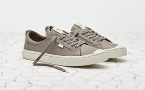 OCA Low Grey Premium Leather Sneaker Women