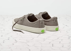 OCA Low Grey Premium Leather Sneaker Women