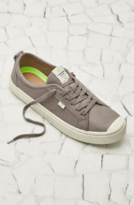 OCA Low Grey Premium Leather Sneaker Women