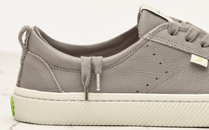 OCA Low Grey Premium Leather Sneaker Women