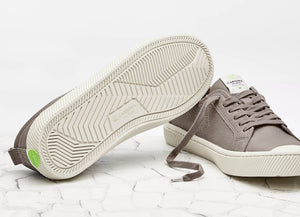 OCA Low Grey Premium Leather Sneaker Women
