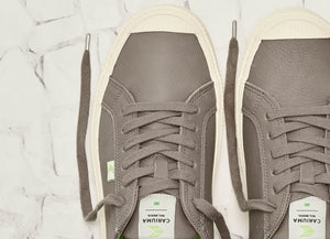 OCA Low Grey Premium Leather Sneaker Women