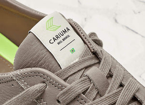 OCA Low Grey Premium Leather Sneaker Women