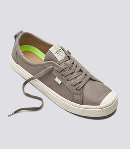 OCA Low Grey Premium Leather Sneaker Women