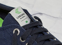 Load image into Gallery viewer, OCA Low Navy Canvas Sneaker Women
