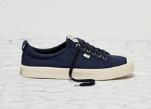 Load image into Gallery viewer, OCA Low Navy Canvas Sneaker Women
