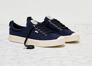 OCA Low Navy Canvas Sneaker Men