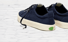 Load image into Gallery viewer, OCA Low Navy Canvas Sneaker Women
