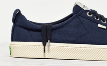 Load image into Gallery viewer, OCA Low Navy Canvas Sneaker Women
