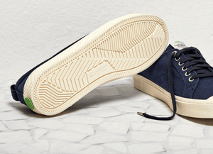 OCA Low Navy Canvas Sneaker Women