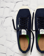 Load image into Gallery viewer, OCA Low Navy Canvas Sneaker Women
