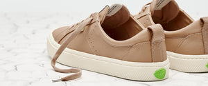 OCA Low Nude Premium Leather Sneaker Women