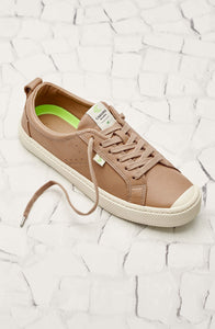 OCA Low Nude Premium Leather Sneaker Women