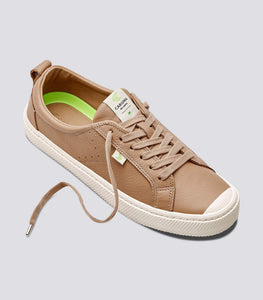 OCA Low Nude Premium Leather Sneaker Women