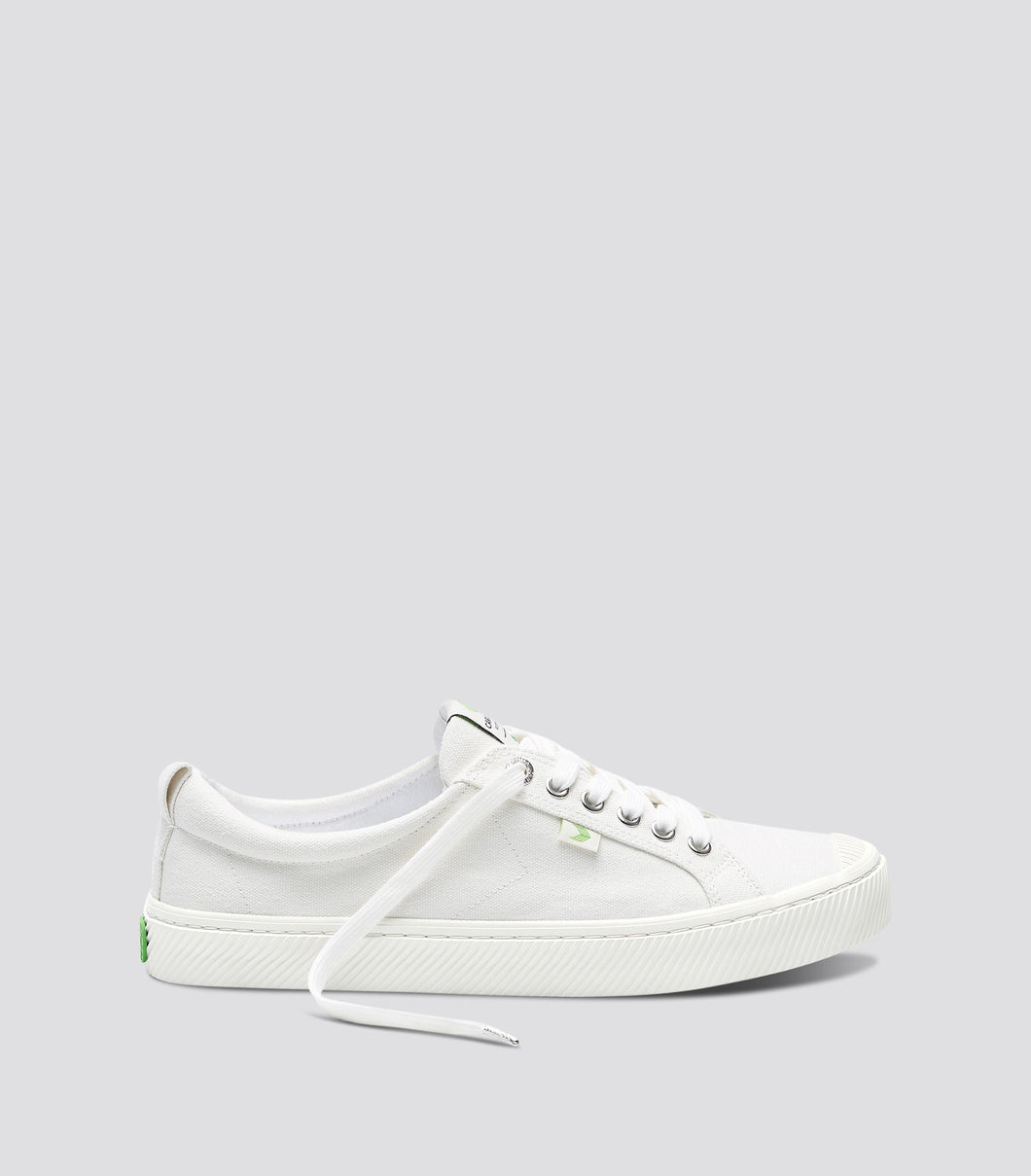 OCA Low Off White Canvas Sneaker Women