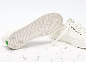 OCA Low Off White Canvas Sneaker Women