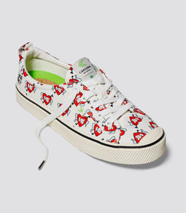 OCA Low Stripe Off White ButLikeMaybe Canvas Sneaker Women