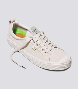 OCA Low Off White Suede Sneaker Men