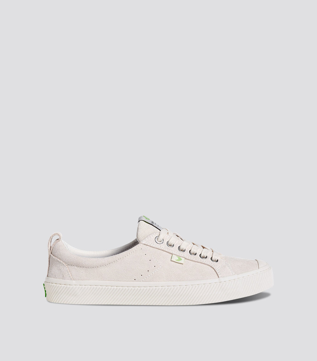 OCA Low Off White Suede Sneaker Women