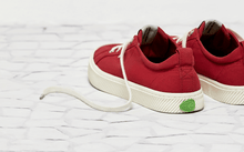 Load image into Gallery viewer, OCA Low Red Canvas Sneaker Women

