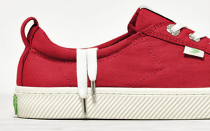 OCA Low Red Canvas Sneaker Men