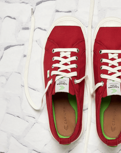 OCA Low Red Canvas Sneaker Men