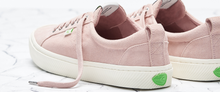 Load image into Gallery viewer, OCA Low Rose Suede Sneaker Women
