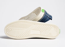 Load image into Gallery viewer, OCA Low Stripe Shadow Blue Canvas Contrast Thread Sneaker Men
