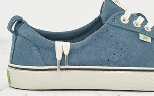 OCA Low Stripe Blue Mirage Suede Sneaker Men