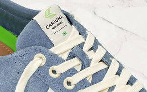 OCA Low Stripe Blue Mirage Suede Sneaker Women