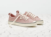 Load image into Gallery viewer, OCA Low Stripe Rose Canvas Sneaker Women
