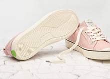 Load image into Gallery viewer, OCA Low Stripe Rose Canvas Sneaker Women
