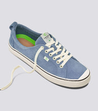 Load image into Gallery viewer, OCA Low Stripe Blue Mirage Suede Sneaker Women
