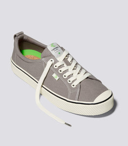 OCA Low Stripe Mystic Grey Canvas Sneaker Men