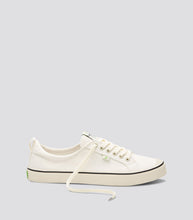 Load image into Gallery viewer, OCA Low Stripe White Canvas Sneaker Women
