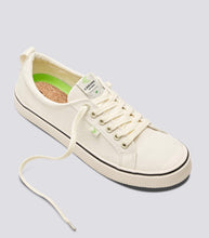 Load image into Gallery viewer, OCA Low Stripe White Canvas Sneaker Women
