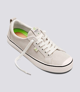 OCA Low Stripe Off White Suede Sneaker Men